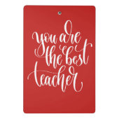 Mini Porte-bloc Votre sont le meilleur professeur (Dos)