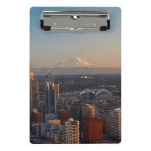 Mini Porte-bloc Vue aérienne de l'horizon 2 de ville de Seattle