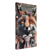 Mini Porte-bloc Wild fox wearing a tie cute  (Incliné)