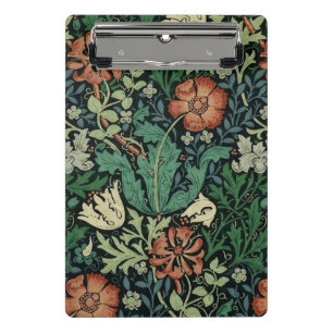 Mini Porte-bloc William Morris Compton Floral Art Nouveau Motif