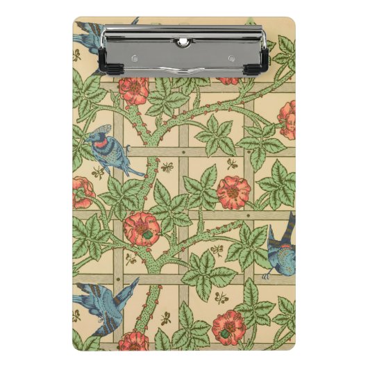 Mini Porte-bloc William Morris Trellis Design classique de papier  (Devant)
