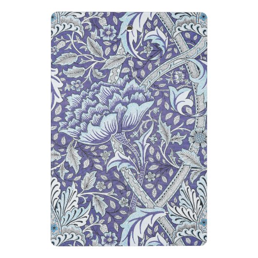 Mini Porte-bloc William Morris Windrush fleurs bleues (Dos)