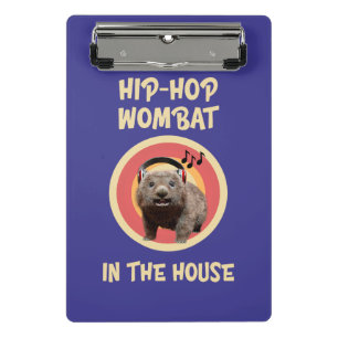 Mini Porte-bloc Wombat Hip-hop Drôle dans la Maison