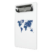 Mini Porte-bloc World map in watercolor (Angle2)