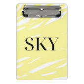 Mini Porte-bloc Yellow Sky Clipboards (Devant)