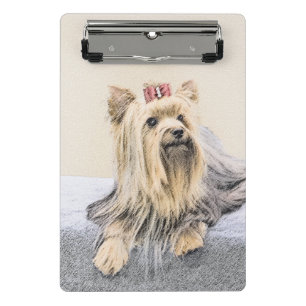Mini Porte-bloc Yorkshire Terrier Peinture - Cute Original Chien A
