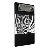 Mini Porte-bloc Zebra portrait noir et blanc (Incliné)