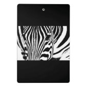 Mini Porte-bloc Zebra portrait noir et blanc (Dos)