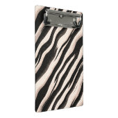 Mini Porte-bloc Zebra raye une texture transparente + vos idées (Incliné)