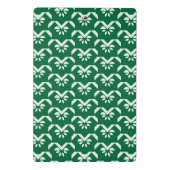 Mini Porte-bloc Zigzag floral vert (Dos)