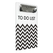 Mini Porte-bloc ZIGZAG pattern - black + your background & ideas (Incliné)