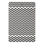 Mini Porte-bloc ZIGZAG pattern - black + your background & ideas (Dos)