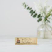 Mini Préparez pour piloter le carte de visite maigre (Debout devant)