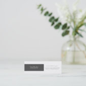 Mini Profil |black du carte de visite | (Debout devant)
