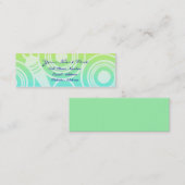 Mini Profil géométrique et carte de visite de motif de (Devant / Derrière)