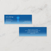 Mini Psaume 37 ; 4-5 - Carte de visite chrétien (Devant / Derrière)