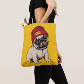 Mini Puppy Hipster Pug Draagtas (Dichtbij)