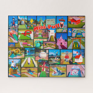 Mini-Putt Golf Jigzaag Puzzle Legpuzzel