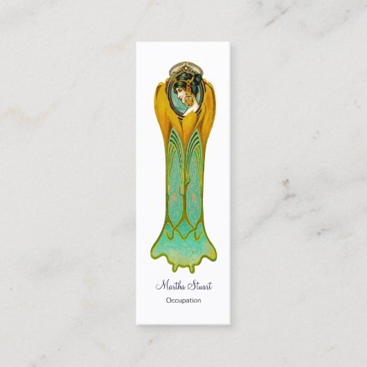 Mini Rapidité des fleurs ~ Carte de visite mince (Devant)