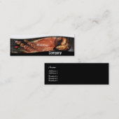 Mini Recettes barbecue Carte de visite (Devant / Derrière)