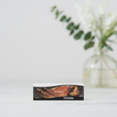 Mini Recettes barbecue Carte de visite (Debout devant)