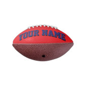 Mini RED EN NAVY BLUE Personalized Football (Gedraaid 270)