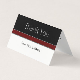 Mini Remerciements professionnels Notes Design élé