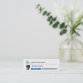 Mini Réseau social - Carte de visite de profil (Debout devant)