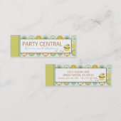 Mini Rétro carte de visite doux (Devant / Derrière)