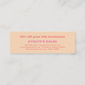 Mini retro couleurs pastel carte de fidélité (Dos)