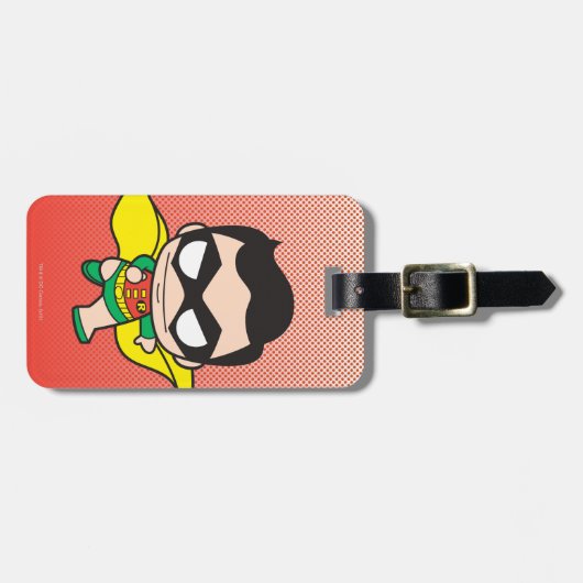 Mini Robin Bagagelabel (Voorkant horizontaal)