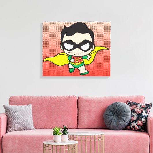 Mini Robin Canvas Afdruk (Insitu (Woonkamer))