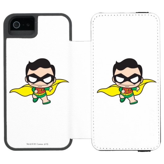 Mini Robin Incipio iPhone Portemonnee Hoesje (Agenda Open)