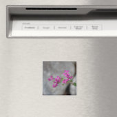 Mini Roze Bloemen met stenen Magneet (Insitu (Vaatwasser))