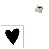 Mini rubberen stempel hart (Gestempeld)