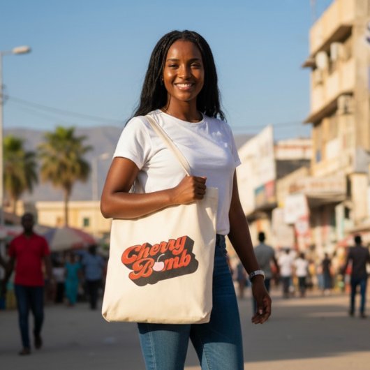 Mini Sac fourre-tout de la bombe cerise