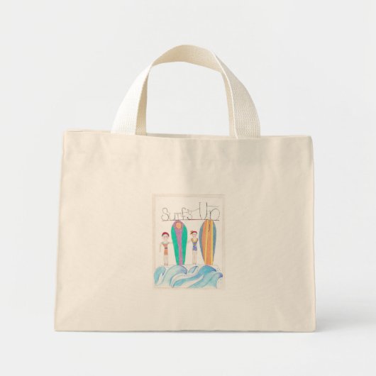 Mini sac fourre-tout Surfs Up (Devant)