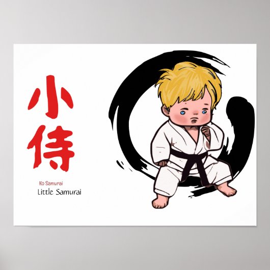 Mini Samurai Poster (Voorkant)