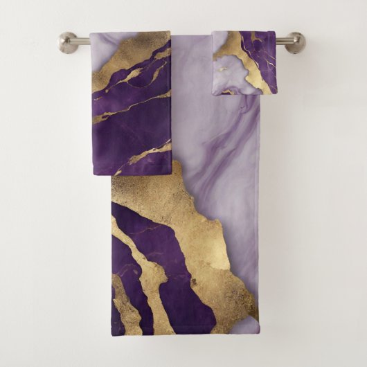 Mini-scandinave Chic Lilac Marbre pourpre (En situation)