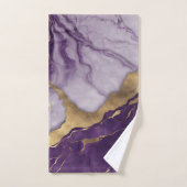 Mini-scandinave Chic Lilac Marbre pourpre (Serviette à main)