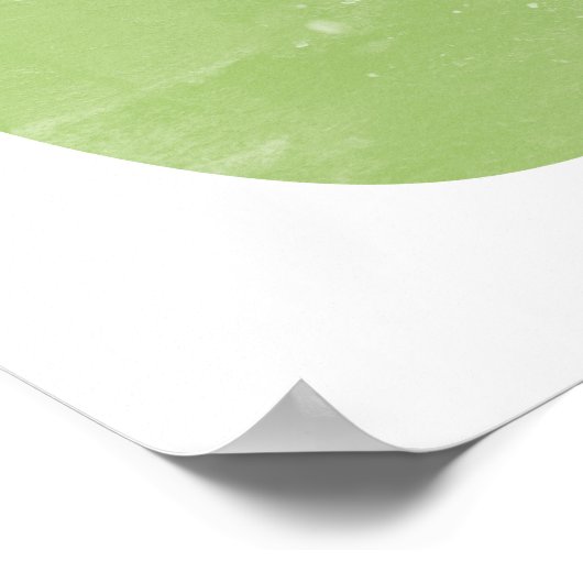 Mini, scandinavie, affiche abstraite de verdure (Coin)