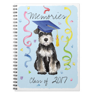 Mini Schnauzer Afstuderen Notitieboek