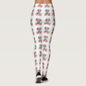Mini Schnauzer Bloem Leggings (Achterkant)