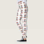 Mini Schnauzer Bloem Leggings (Links)