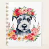Mini Schnauzer Floral (Devant)