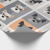 Mini Schnauzer-inpakpapier Cadeaupapier (Hoek)