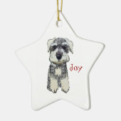 Mini Schnauzer Joy Ornament (Links)