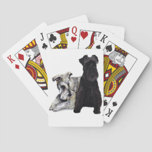 Mini Schnauzer-kaarten Speelkaarten