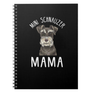 Mini Schnauzer Ma T-Shirt Mini Schnauzer Mama Notitieboek