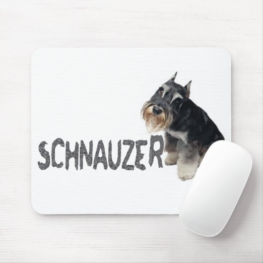 Mini Schnauzer Muismat (Met muis)
